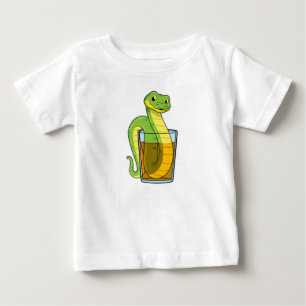T-shirt Pour Bébé Serpent avec jus