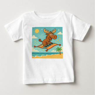 T-shirt Pour Bébé Serviette de plage Orignal & Magie – Aventure de r