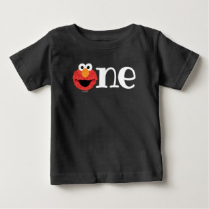 T-shirt Pour Bébé Sesame Street Elmo 1er anniversaire tableau noir