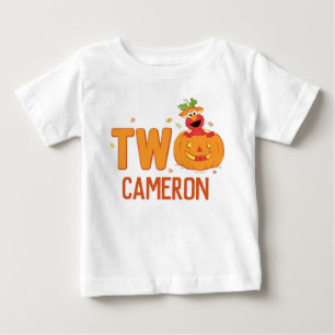 T-shirt Pour Bébé Sesame Street - Elmo Citrouille 2e Anniversaire