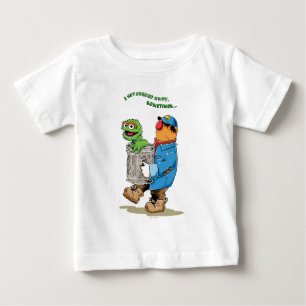 T-shirt Pour Bébé Sesame Street Oscar & Bruno l'éboueur