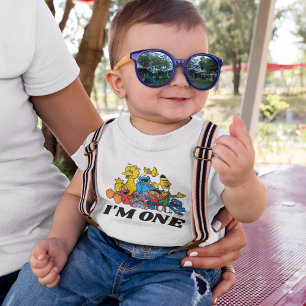 T-shirt Pour Bébé Sesame Street Pals 1er anniversaire