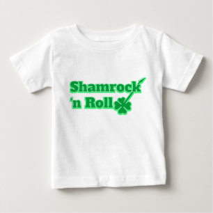 T-shirt Pour Bébé Shamrock 'n Roll