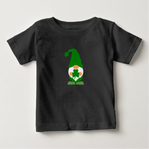 T-shirt Pour Bébé Shamrock plaid Gnome - Bébé de la Saint Patrick