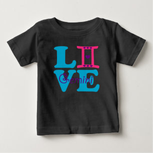 T-shirt Pour Bébé SIGNIFICATION ♊ TYPE 😍 J'AIME Gemini-Best-Zodiac 