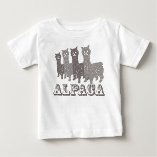 T-shirt Pour Bébé Silhouette 4 B d'alpaga