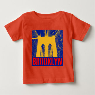T-shirt Pour Bébé Silhouette du pont Brooklyn