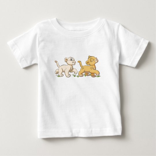 T Shirt Pour Bebe Simba Et Nala Disney Du Roi Lion Zazzle Ca