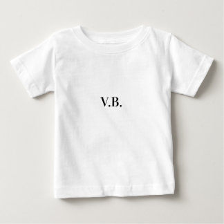 T-shirt Pour Bébé Simple couleur solide ajouter le nom du texte mono