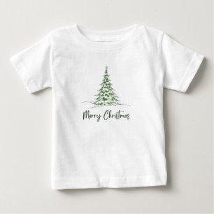 T-shirt Pour Bébé Simple Joyeux Noël