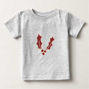 T-shirt Pour Bébé Simply Christmas Collection - Holly