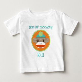 T-shirt Pour Bébé Singe lumineux de chaussette : Premier