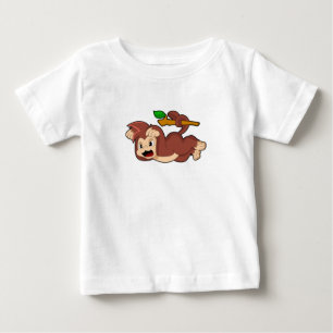 T-shirt Pour Bébé Singe rugissant