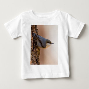 T-shirt Pour Bébé sittelle Brun-dirigée