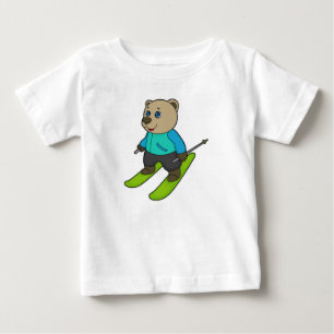 T-shirt Pour Bébé Ski de Bear
