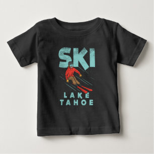 T-shirt Pour Bébé Ski Lake Tahoe