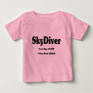 T-shirt Pour Bébé Sky Diver