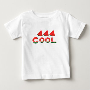 T-shirt Pour Bébé Slides d'été Watermelon mignon