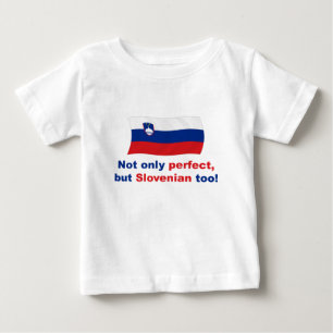T-shirt Pour Bébé Slovène parfait