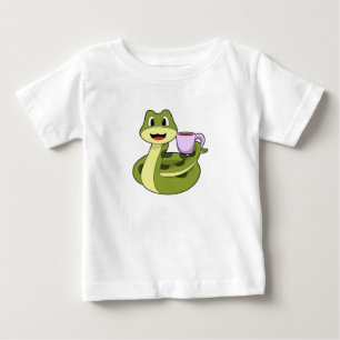 T-shirt Pour Bébé Snake with Cup