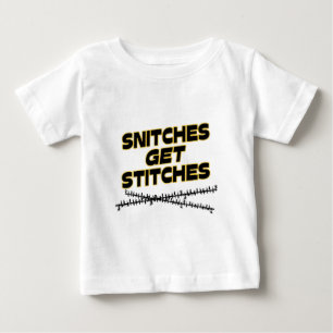 T-shirt Pour Bébé Snitches Obtenir des points