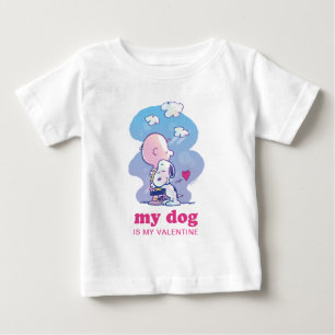T-shirt Pour Bébé Snoopy & Charlie Brown Mon chien est ma Saint-Va