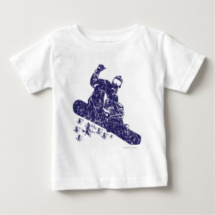 T-shirt Pour Bébé Snow-Boarder