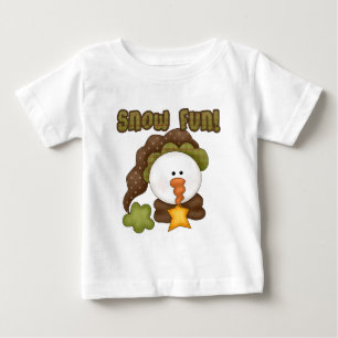 T-shirt Pour Bébé Snow Fun Snowman Prim Pays
