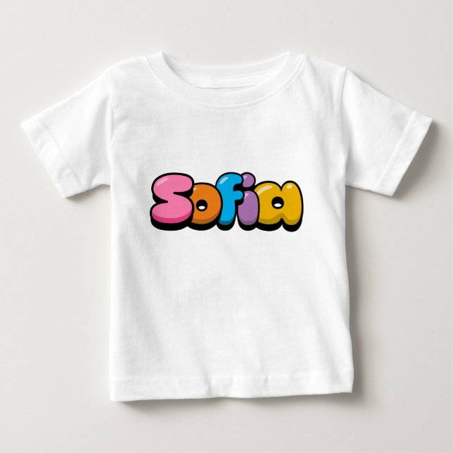 T-shirt Pour Bébé Sofia (Devant)