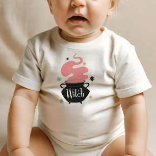 T-shirt Pour Bébé sorcière Halloween Spell
