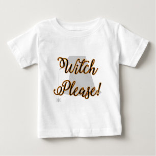 T-shirt Pour Bébé sorcière s'il vous plaît drôle halloween avec chap