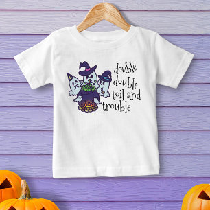 T-shirt Pour Bébé Sorcières fantômes Cauldron Citations classiques H