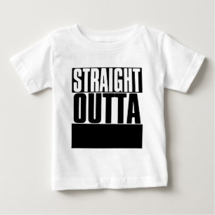 T-SHIRT POUR BÉBÉ SORTE "VOTRE TEXTE" PERSONNALISÉ