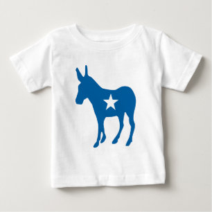 T-shirt Pour Bébé Sortir et voter Donkey du Parti démocratique