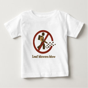 T-shirt Pour Bébé souffle de souffleur de feuilles