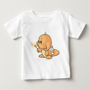 T-shirt Pour Bébé Souhait de Kacheek orange