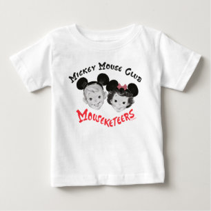 T-shirt Pour Bébé Sourire des Mouseketeers du Club Mickey Mouse