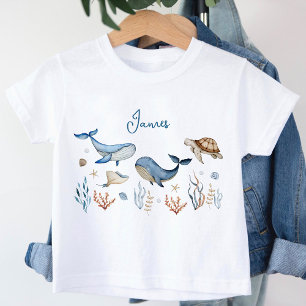 T-shirt Pour Bébé Sous le garçon de la mer