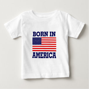 T-SHIRT POUR BÉBÉ SOUTENU EN AMÉRIQUE