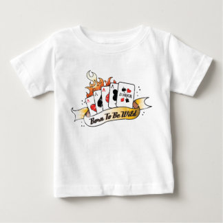 T-shirt Pour Bébé Soutenu pour être T sauvage