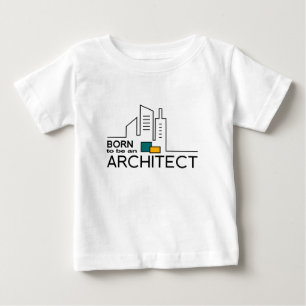 T-shirt Pour Bébé Soutenu pour être un architecte