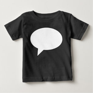 T-shirt Pour Bébé speechbubble02whiteondark01