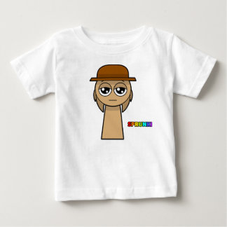 T-shirt Pour Bébé sprunki brun