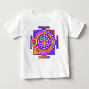 T-shirt Pour Bébé Sri Yantra - Conception du symbole de l'hindouisme