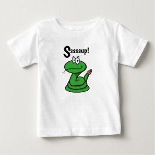 T-shirt Pour Bébé Sssssup ! Serpent