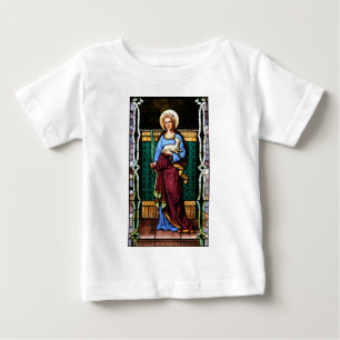 T-shirt Pour Bébé St Agnès de Rome, tenant l'agneau et la palmette