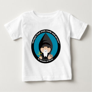 T-shirt Pour Bébé St Benoît de Nursia