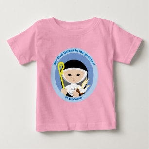 T-shirt Pour Bébé St. Scholastica