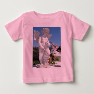 T-shirt Pour Bébé Statue Angel En Rose