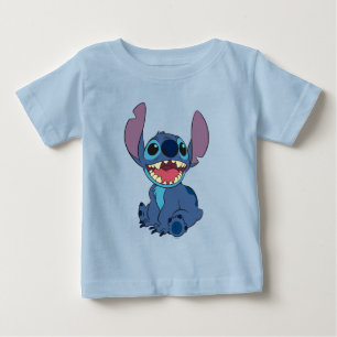 T-shirt Pour Bébé Stitch Excité - Prêt pour l'aventure!